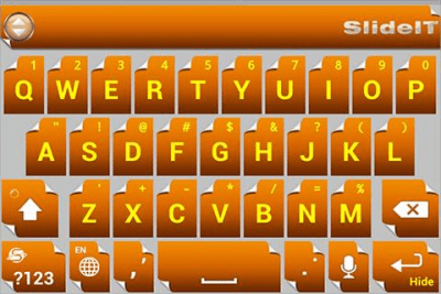 Screenshot of the application SlideIT Flip Page Skin - #4