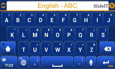 Screenshot of the application SlideIT English - ABC pack - #3