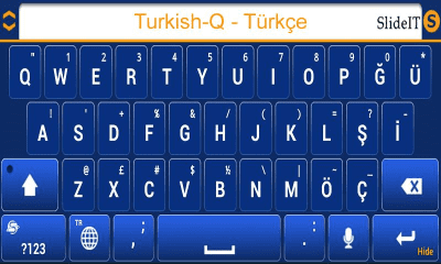 Screenshot of the application SlideIT Turkish-Q Pack - #3
