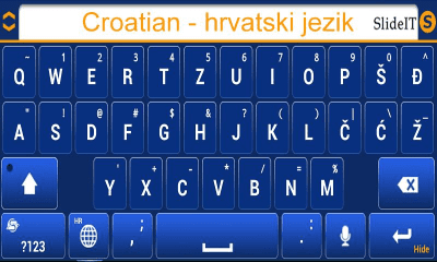 Screenshot of the application SlideIT Croatian Pack - #3