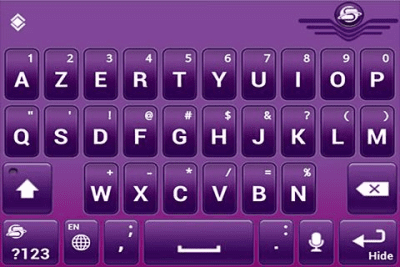 Screenshot of the application SlideIT German AZERTY Pack - #4