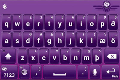 Screenshot of the application SlideIT Icelandic Pack - #4