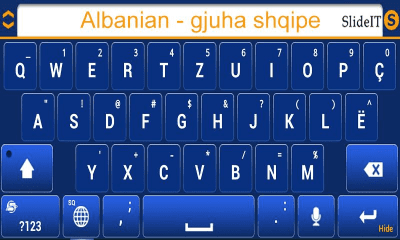 Screenshot of the application SlideIT Albanian Pack - #3