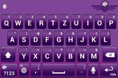Screenshot of the application SlideIT French QWERTZ Pack - #4