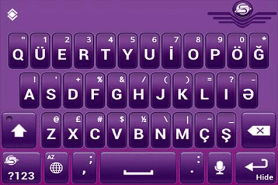 Screenshot of the application SlideIT Azerbaijani Pack - #3