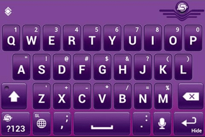 Screenshot of the application SlideIT Slovenian QWERTY Pack - #4