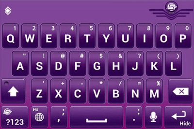 Screenshot of the application SlideIT Hungarian QWERTY Pack - #4