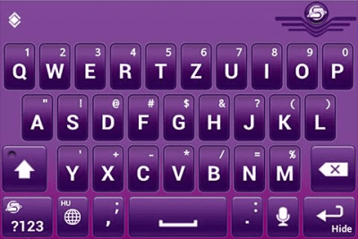 Screenshot of the application SlideIT Hungarian QWERTZ Pack - #4