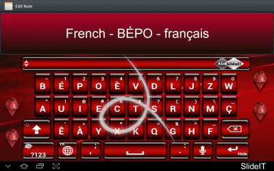 Screenshot of the application SlideIT French BEPO pack - #1