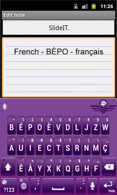 Screenshot of the application SlideIT French BEPO pack - #2