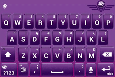 Screenshot of the application SlideIT Estonian QWERTY pack - #4