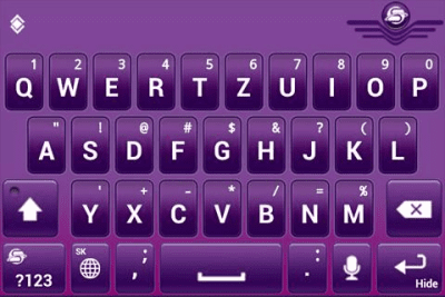 Screenshot of the application SlideIT Slovak QWERTZ Pack - #4