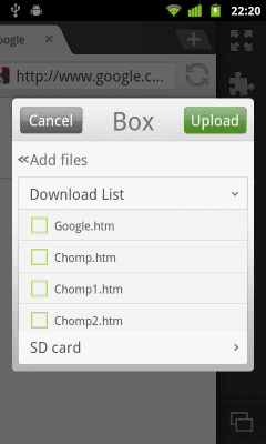 Screenshot of the application Box for Dolphin - #2