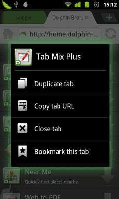 Screenshot of the application Dolphin Tab Mix Plus - #2