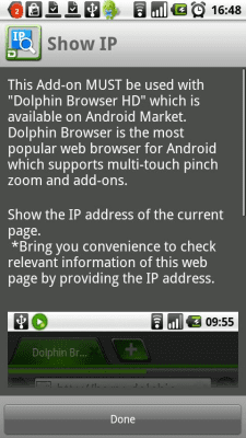 Screenshot of the application Dolphin Show IP - #1