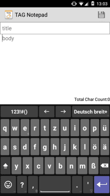 Screenshot of the application German for AnySoftKeyboard - #2