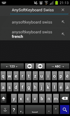 Screenshot of the application Swiss Language Pack - #1