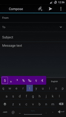 Screenshot of the application AnySoftKeyboard Dutch - #5