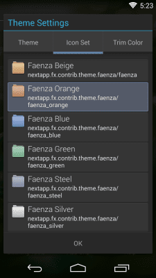 Screenshot of the application FX Faenza Icon Theme - #2