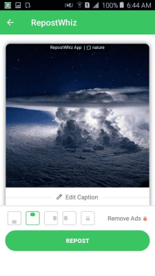Screenshot of the application RepostWhiz (Video & Photos) - #3