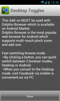 Screenshot of the application Dolphin Desktop Toggle - #1