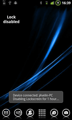 Screenshot of the application Delayed Lock Bluetooth Plugin - #2
