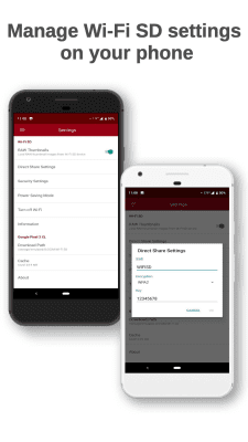 Screenshot of the application Wi-Fi SD - #4
