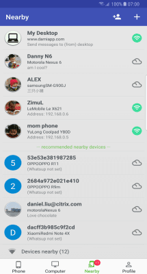 Screenshot of the application Software Data Cable - #4
