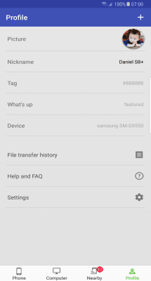 Screenshot of the application Software Data Cable - #6