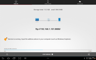 Screenshot of the application Software Data Cable - #12