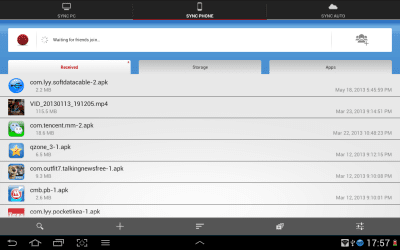 Screenshot of the application Software Data Cable - #13