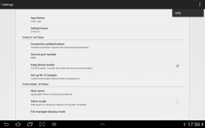 Screenshot of the application Software Data Cable - #18