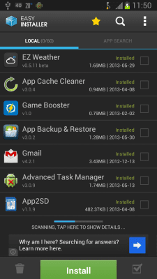 Screenshot of the application Easy Installer - #2