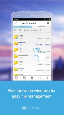 Screenshot of the application CM FILE MANAGER - #3