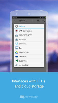 Screenshot of the application CM FILE MANAGER - #4