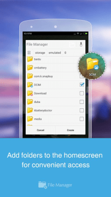 Screenshot of the application CM FILE MANAGER - #5
