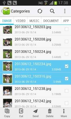 Screenshot of the application GO FileMaster - #3
