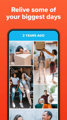 Screenshot of the application Timehop - #5