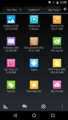 Screenshot of the application File Expert HD with Clouds - #1