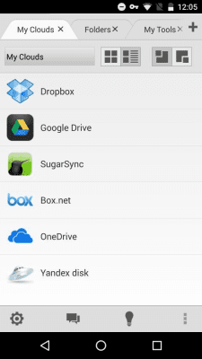 Screenshot of the application File Expert HD with Clouds - #7