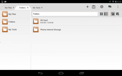 Screenshot of the application File Expert HD with Clouds - #10