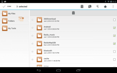 Screenshot of the application File Expert HD with Clouds - #11