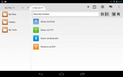 Screenshot of the application File Expert HD with Clouds - #12