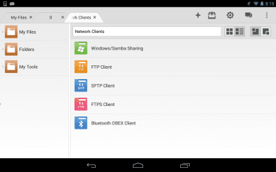 Screenshot of the application File Expert HD with Clouds - #13
