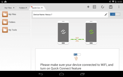 Screenshot of the application File Expert HD with Clouds - #16