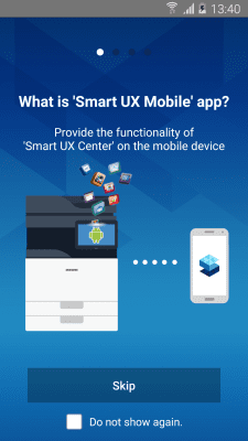 Screenshot of the application Samsung Smart UX Mobile - #1