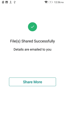 Screenshot of the application ProntoShare - #7