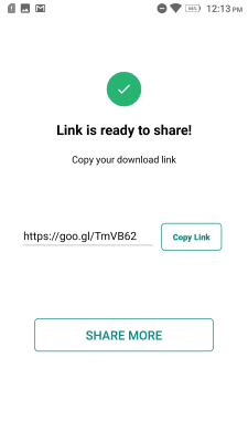 Screenshot of the application ProntoShare - #8