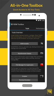 Screenshot of the application ROM Toolbox Lite - #6