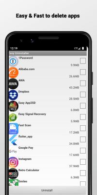 Screenshot of the application Easy Uninstaller (Uninstall) - #1